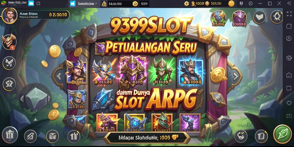 Tampilan gameplay menarik dari 9399SLOT dengan elemen ARPG yang seru.