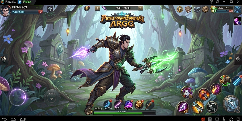 Tampilan gameplay FILTER303 yang seru dan penuh aksi dari dunia ARPG.