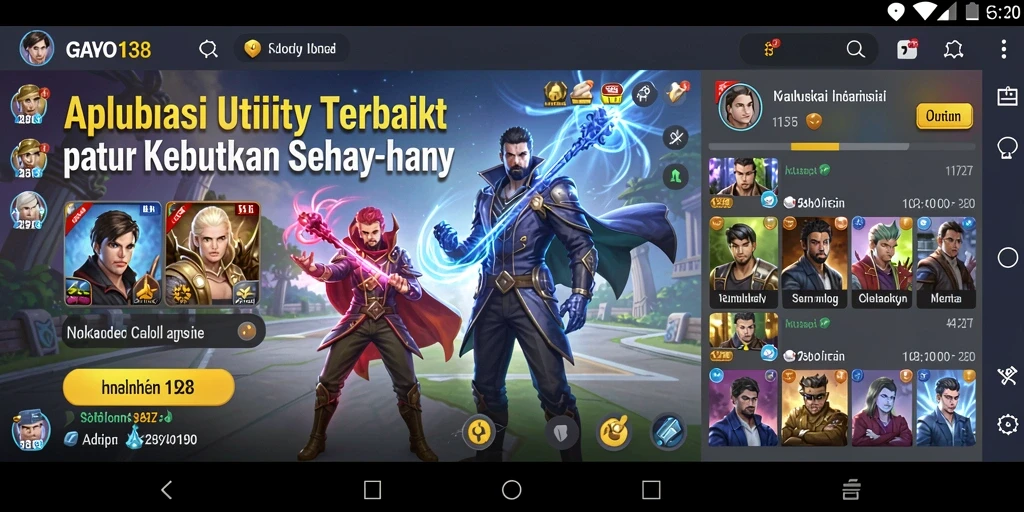 Tampilan utama GAYO138 yang informatif dan mudah digunakan.