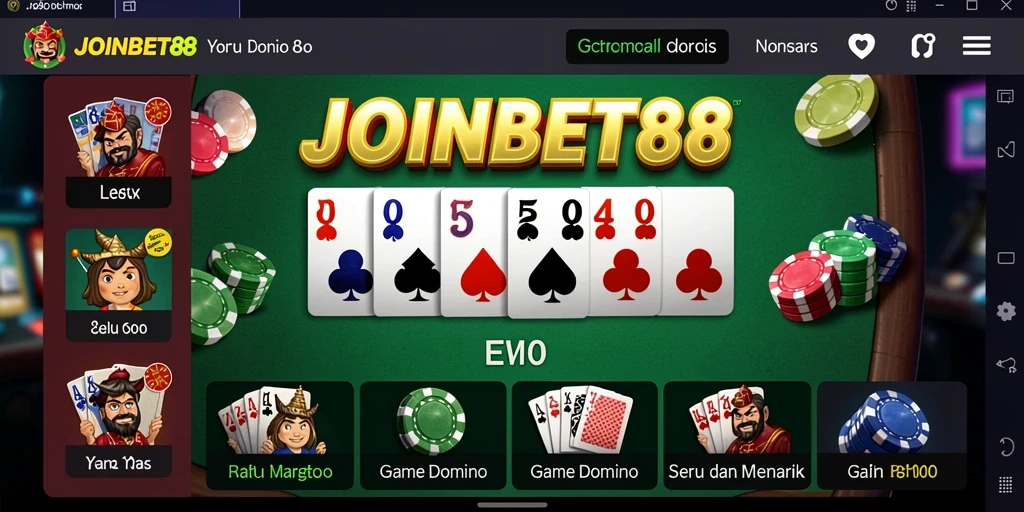 Tampilan gameplay JOINBET88 yang menegangkan dan penuh strategi.