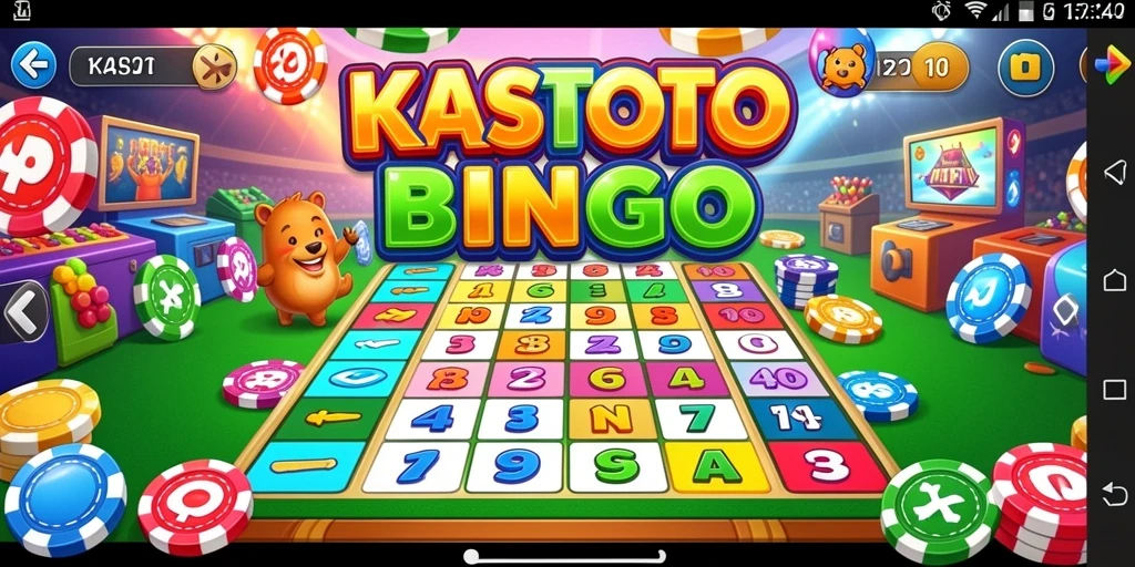 Tampilan gameplay Bingo yang seru dan menarik di KASTOTO.