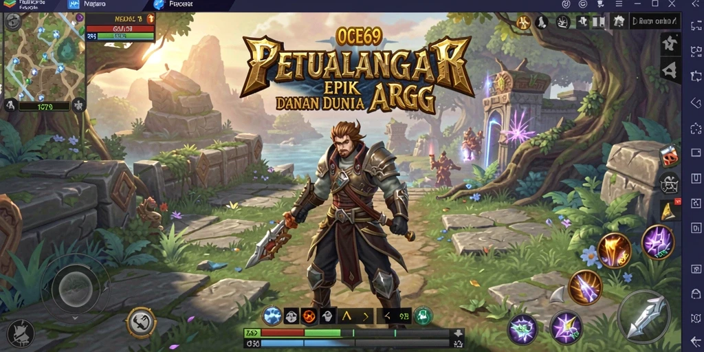 Tampilan gameplay ARPG yang menegangkan di OCE69.