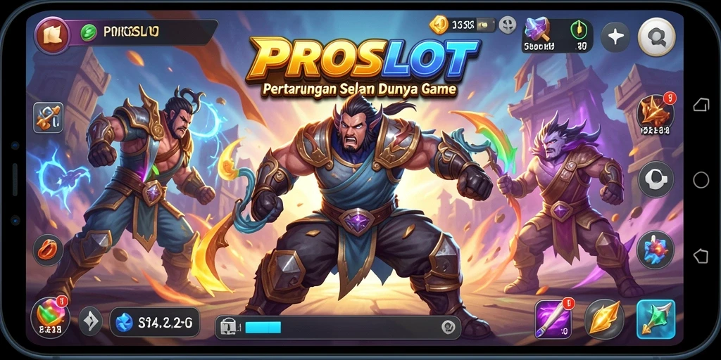 Tampilan seru dari aksi pertarungan di PROSLOT.