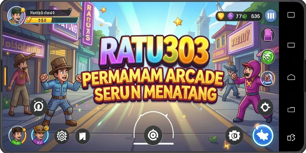 Tampilan gameplay seru dan menantang dalam game Arcade RATU303.