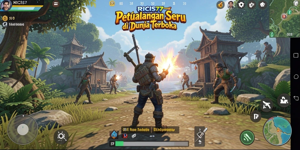 Gameplay Open World RICIS77 yang menakjubkan dan penuh petualangan.