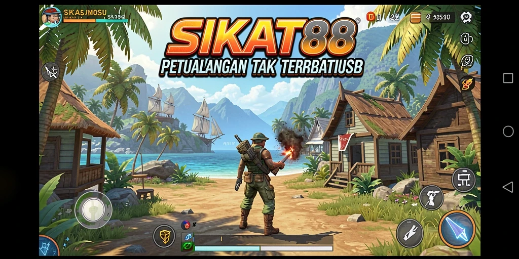 Screenshot SIKAT88 menunjukkan petualangan seru di dunia yang luas.