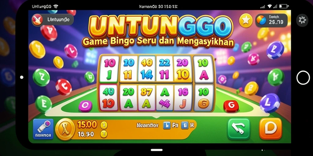 Tampilan gameplay UNTUNGGO yang menarik dan seru.